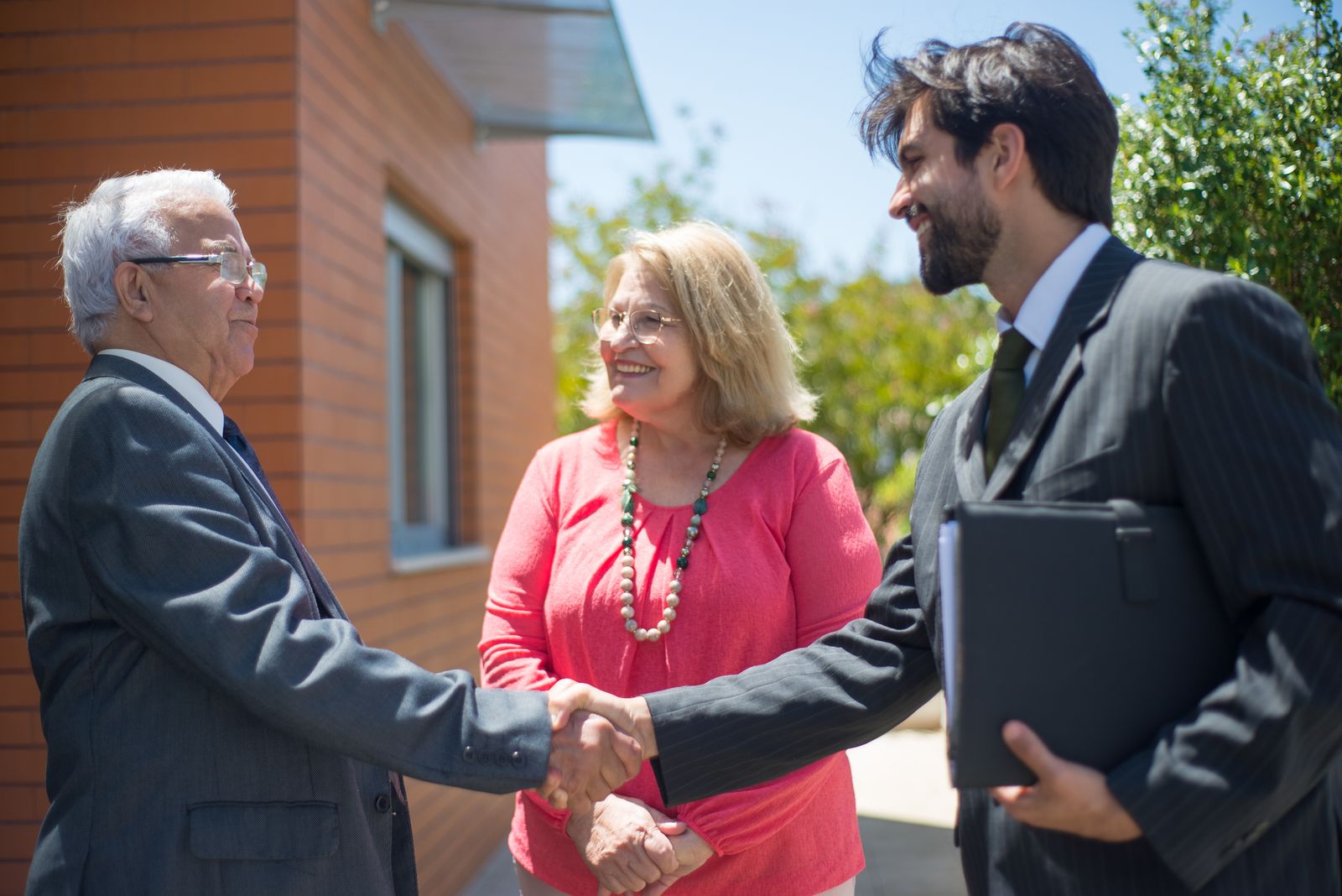 Client satisfait après son chantier